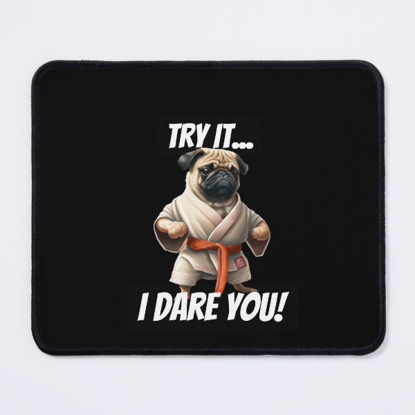 Item preview, Karate pug designed and sold by AnimalArtPhotos.