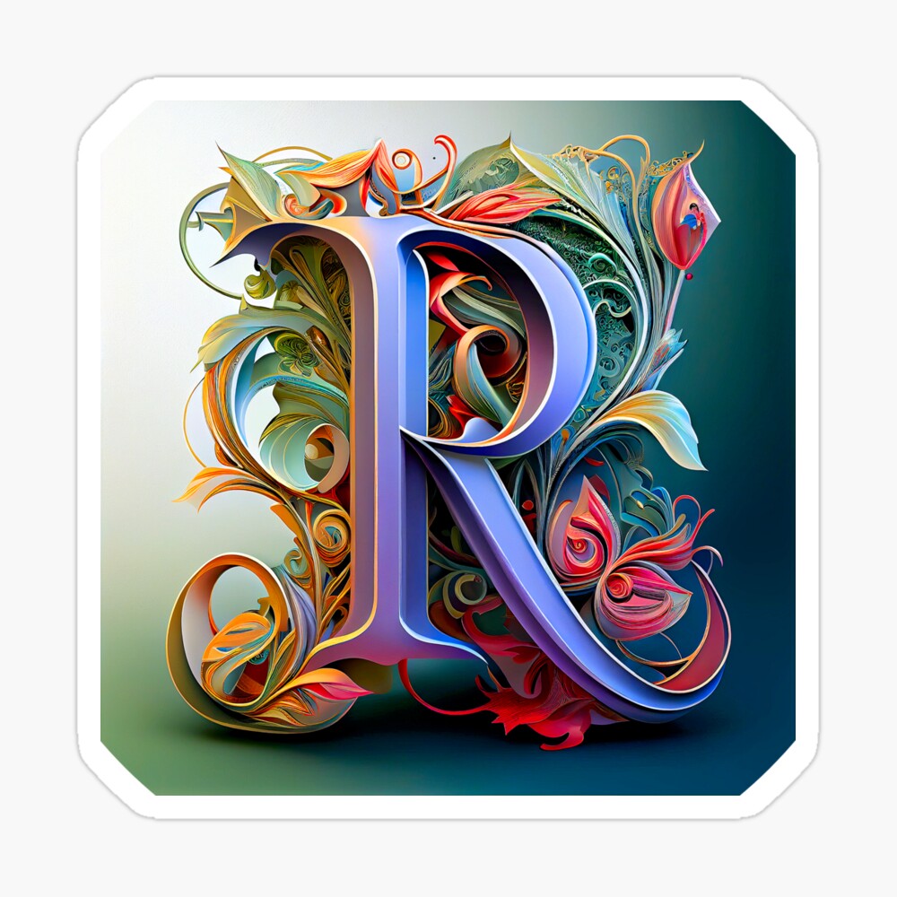 Alphabet R, blue, cool, letter, letter r, neon, HD wallpaper | Peakpx