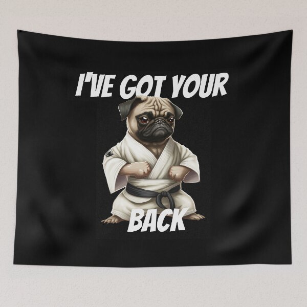 Item preview, Black belt dog designed and sold by AnimalArtPhotos.