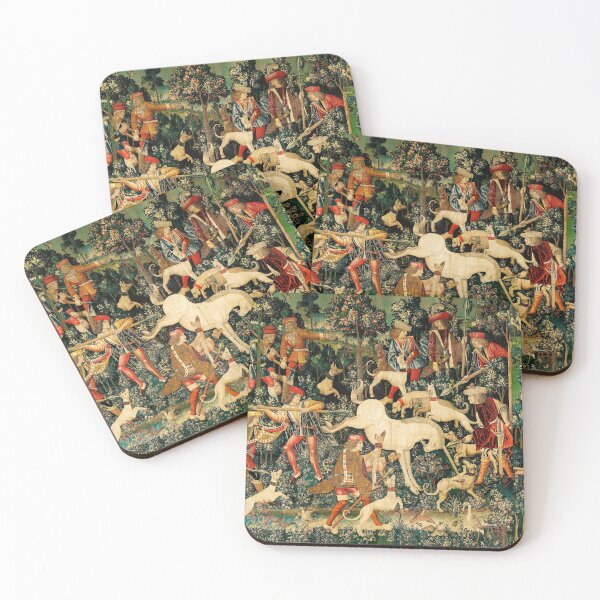 Item preview, Unicorn Tapestries Unicorn Defends Medieval Myth Legend designed and sold by antiqueart.