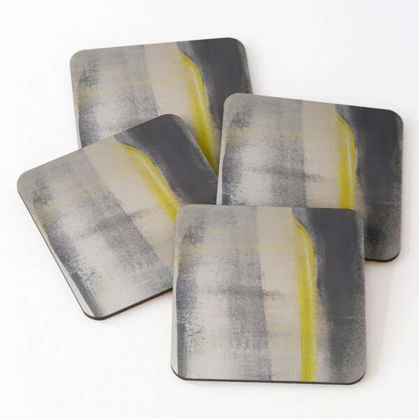 Item preview, Abstract image grey, yellow, black designed and sold by Globuwear.