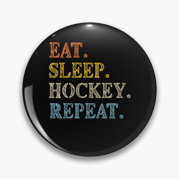 Item preview, Eat Sleep Hockey Repeat, Ice Hockey designed and sold by artfulnotebook.