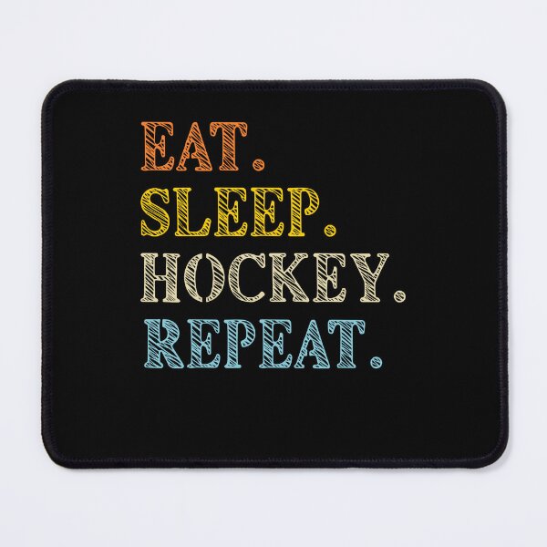 Item preview, Eat Sleep Hockey Repeat, Ice Hockey designed and sold by artfulnotebook.