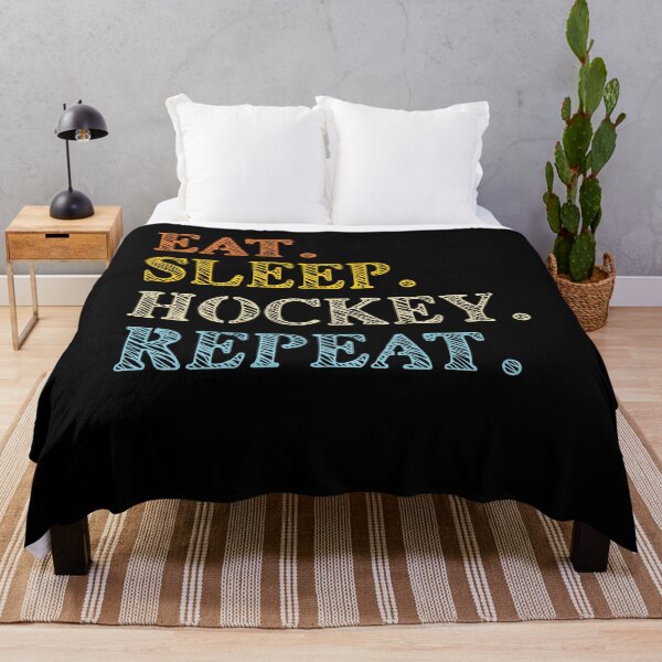 Item preview, Eat Sleep Hockey Repeat, Ice Hockey designed and sold by artfulnotebook.