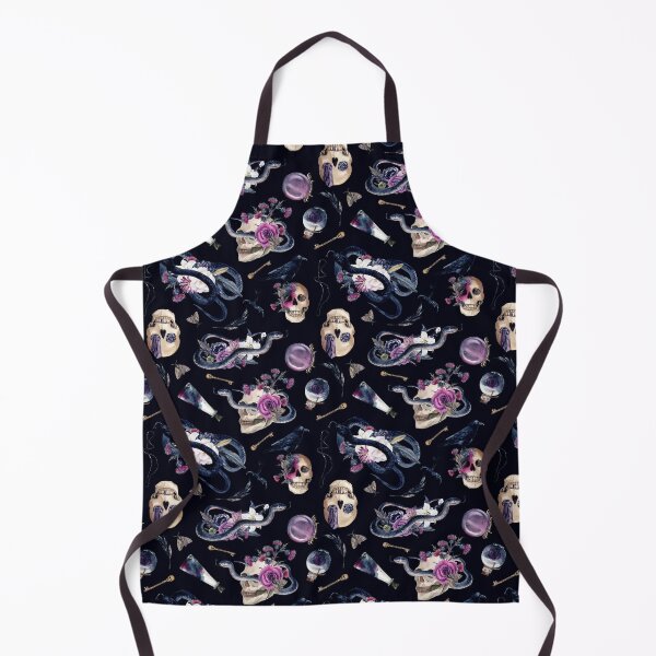 Item preview, Gothic Glamour skulls, snakes, and floral designed and sold by BlackCatArtBB.