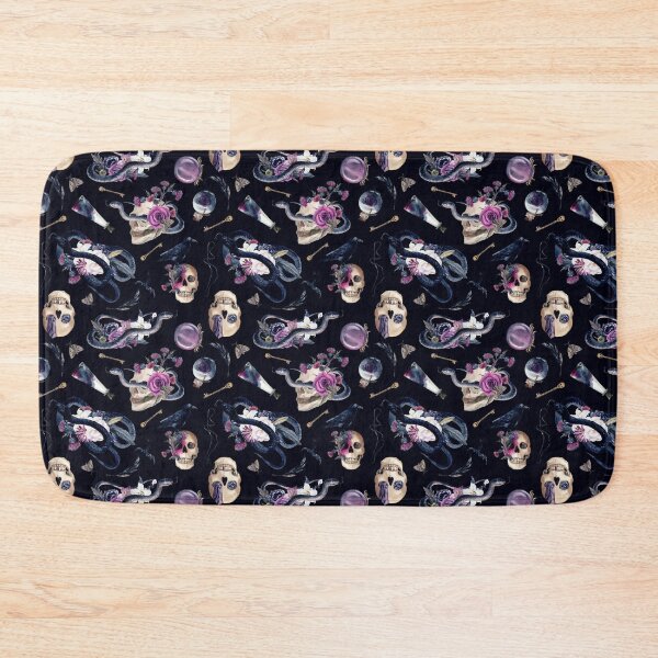Item preview, Gothic Glamour skulls, snakes, and floral designed and sold by BlackCatArtBB.
