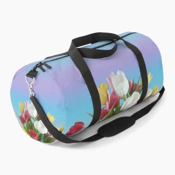 Item preview, Didiers Tulip (Tulipa Gesneriana) Pink Red and Yellow Easter Botanical Tulip Flower Garden designed and sold by VistaViews.