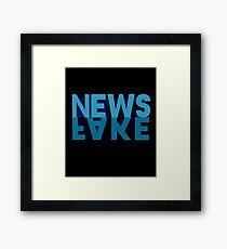 Fake News Framed Print