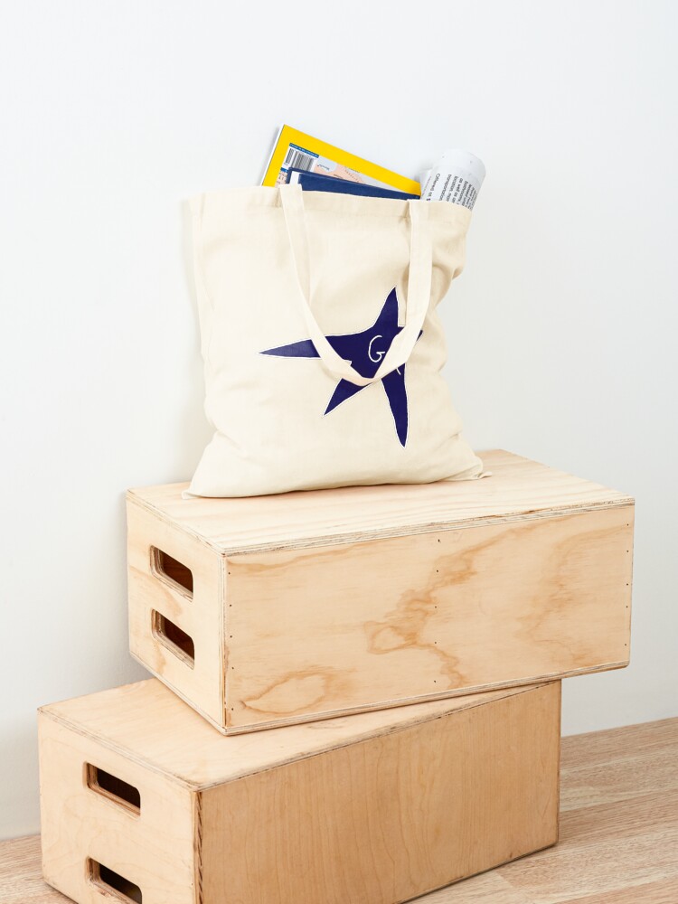 Thumbnail 4 of 5, Tote Bag, Gracie abrams midnight blue star logo designed and sold by anniescribbles.