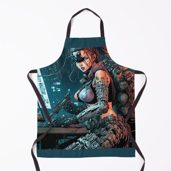 Item preview, Hacker girl anime cyberpunk designed and sold by ManoloB.