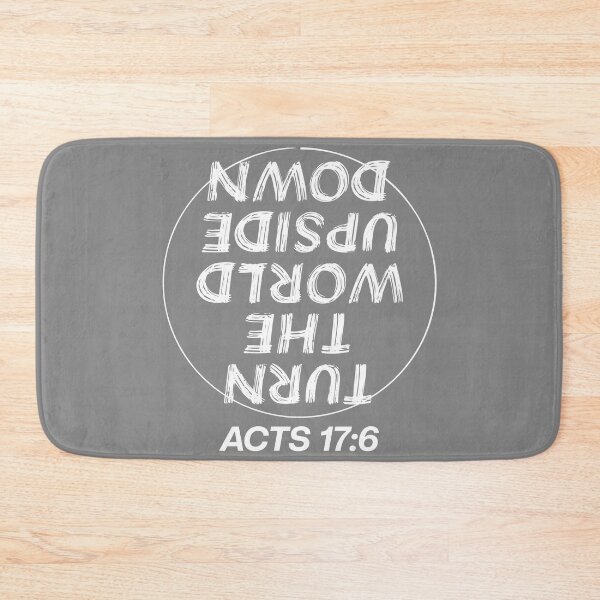 Item preview, Turn the World Upside Down, Book of Acts, Christian Missions Design designed and sold by Angela Dow.
