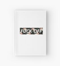 F*CK OFF Supreme Box Logo Funny Meme. Hardcover Journal