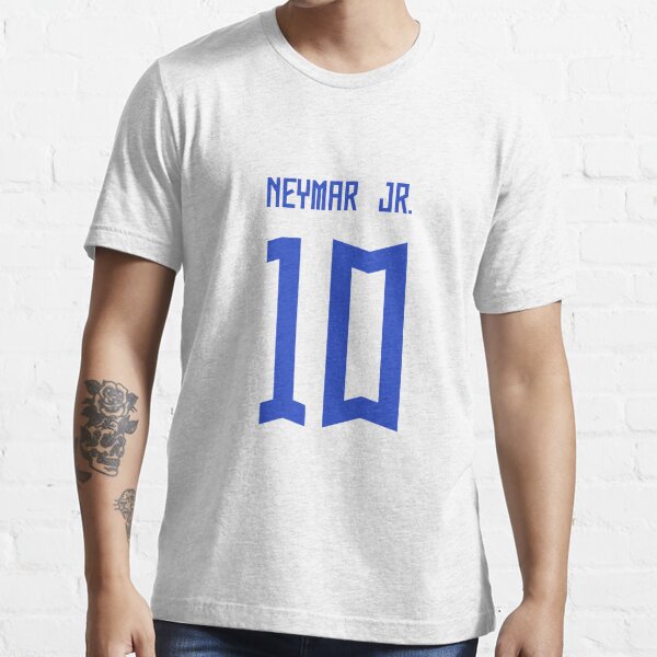 Neymar Jr Brazil White Jersey 2023 Essential T-Shirt for Sale by Alimator