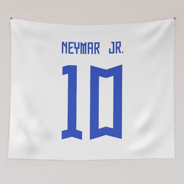 Item preview, Neymar Jr Brazil White Jersey 2023 designed and sold by Alimator.