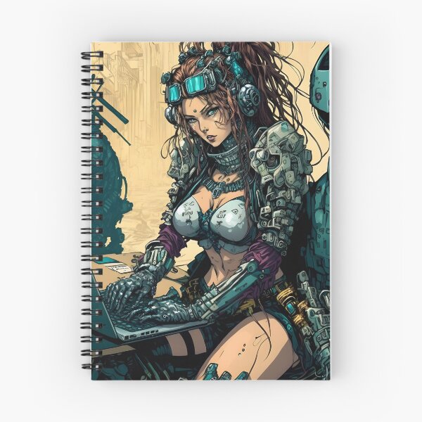 Item preview, Hacker girl anime style designed and sold by ManoloB.