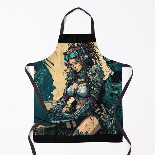 Item preview, Hacker girl anime style designed and sold by ManoloB.