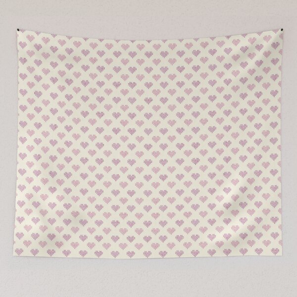Item preview, Cross stitch hearts designed and sold by Durhamdoodles.
