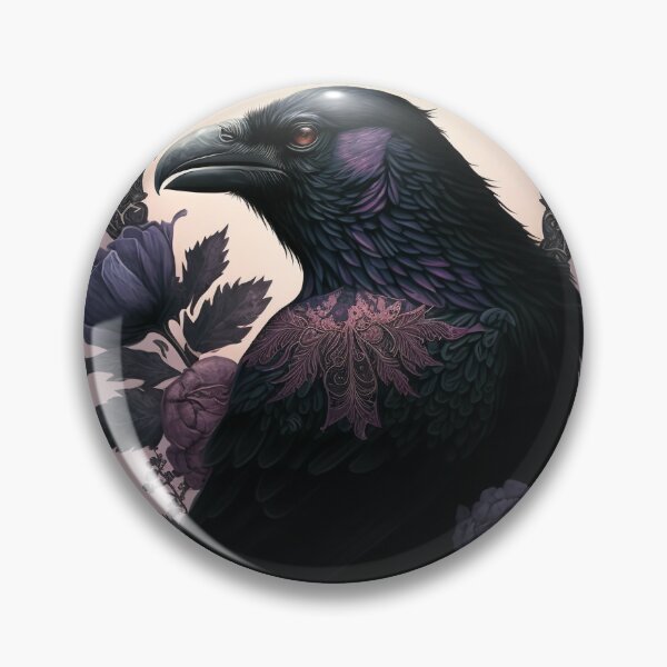 Item preview, Gothic Raven Print, Gothic Crow, Gothic Raven designed and sold by Globuwear.