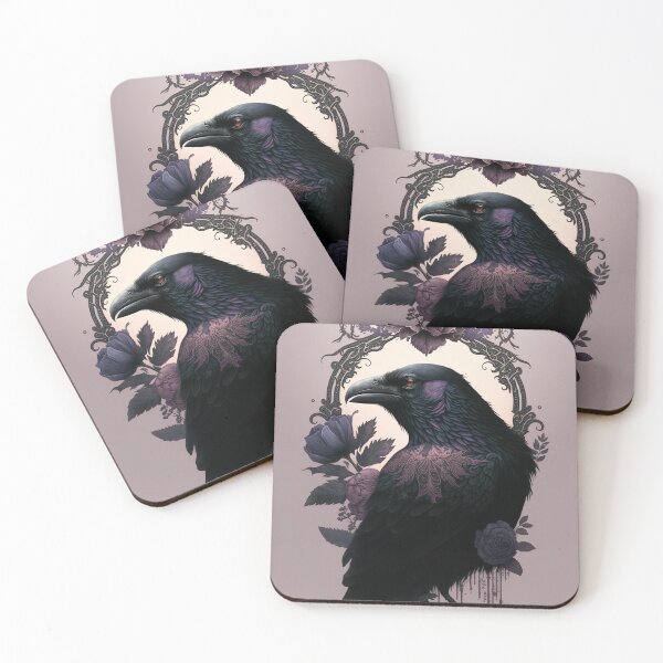 Item preview, Gothic Raven Print, Gothic Crow, Gothic Raven designed and sold by Globuwear.