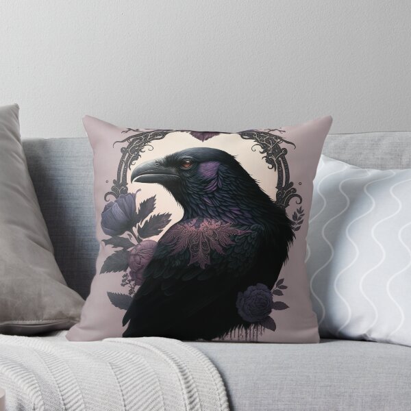 Item preview, Gothic Raven Print, Gothic Crow, Gothic Raven designed and sold by Globuwear.