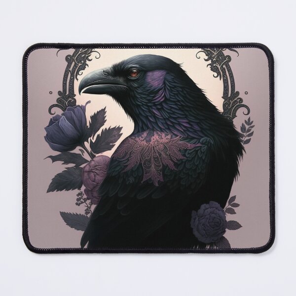 Item preview, Gothic Raven Print, Gothic Crow, Gothic Raven designed and sold by Globuwear.
