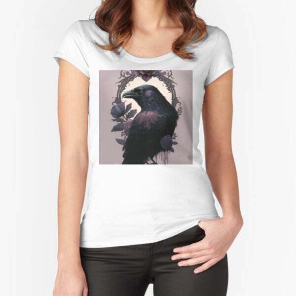 Crow Vintage Raven Gothic Retro Bird Lover Gifts Women Men T-Shirt – Teezou  Store