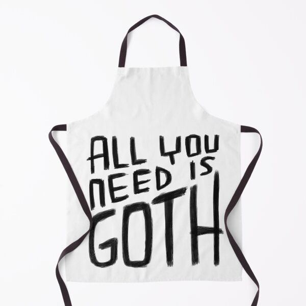 Item preview, All You Need is Goth, Goth Valentine, Funny Goth designed and sold by badlydrawnbabe.