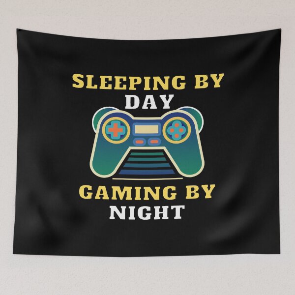 Item preview, Sleeping By Day Gaming By Night. designed and sold by Sloyar.