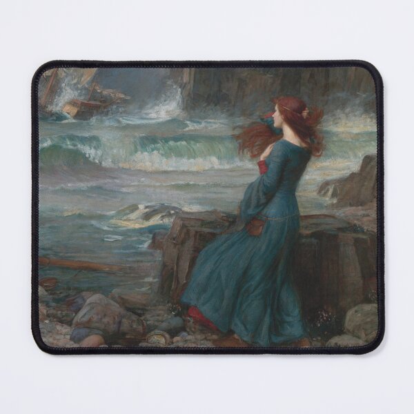 Item preview, John william waterhouse, miranda paintings designed and sold by Mirksaz-designs.