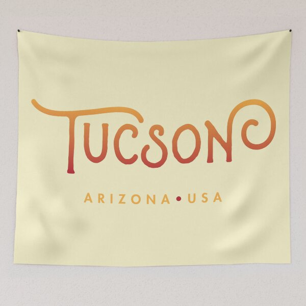 Item preview, Tucson Arizona Typographic Design designed and sold by Futurebeachbum.