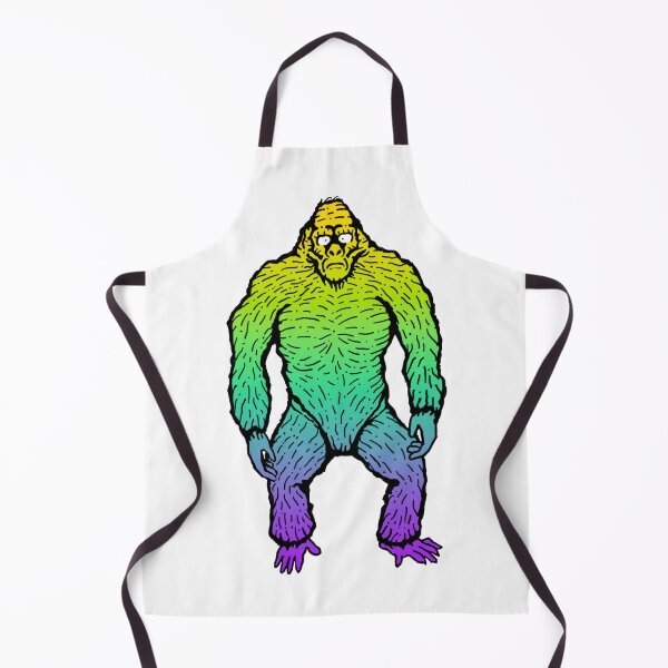 Aperçu de l'œuvre Arc-en-ciel mignon Bigfoot - adorable art cryptid n ° 3 créée et vendue par Balsamista-art.