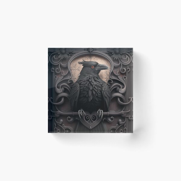 Item preview, Gothic Raven Print, Gothic Crow, Gothic Raven designed and sold by Globuwear.