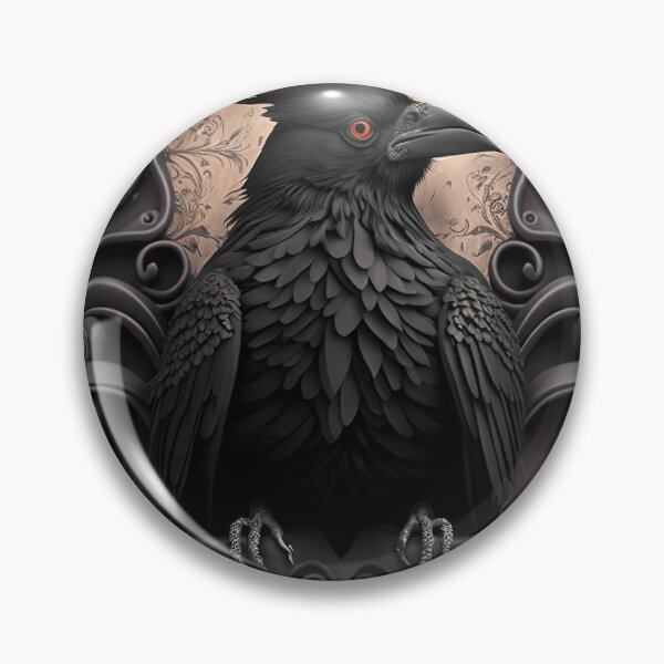 Item preview, Gothic Raven Print, Gothic Crow, Gothic Raven designed and sold by Globuwear.