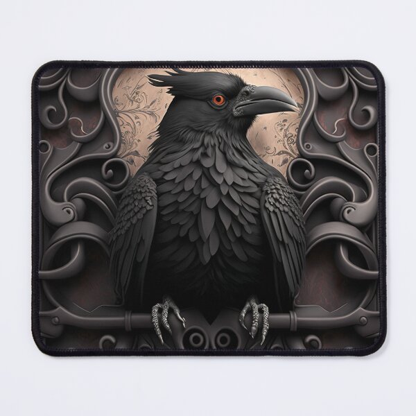 Item preview, Gothic Raven Print, Gothic Crow, Gothic Raven designed and sold by Globuwear.