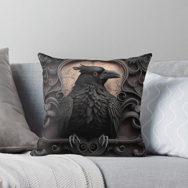Item preview, Gothic Raven Print, Gothic Crow, Gothic Raven designed and sold by Globuwear.