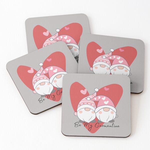 Item preview, Be My Gnomentine Gnome Valentine's Day Design for gnome lovers and red heart lovers. designed and sold by tranquilbeach.