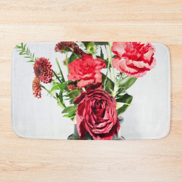 Item preview, 1410091 Red flowers in ribbed vase designed and sold by jalfc46.