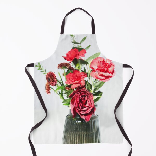Item preview, 1410091 Red flowers in ribbed vase designed and sold by jalfc46.