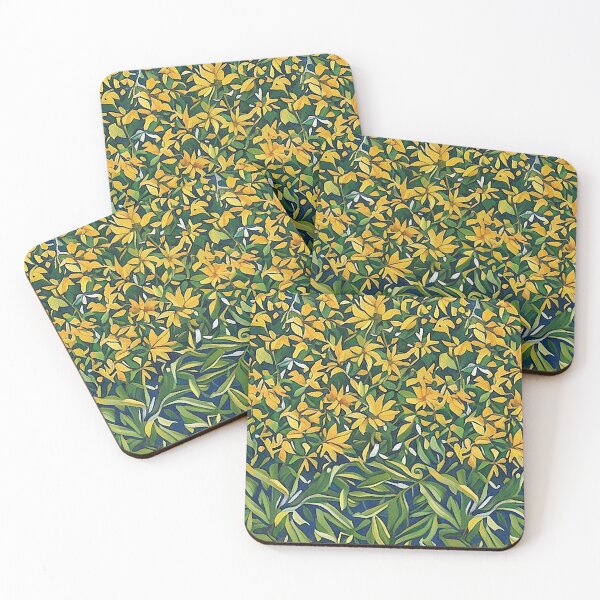 Item preview, Van Gogh Style Cluster of Yellow Flowers Design designed and sold by sunflowerlight.