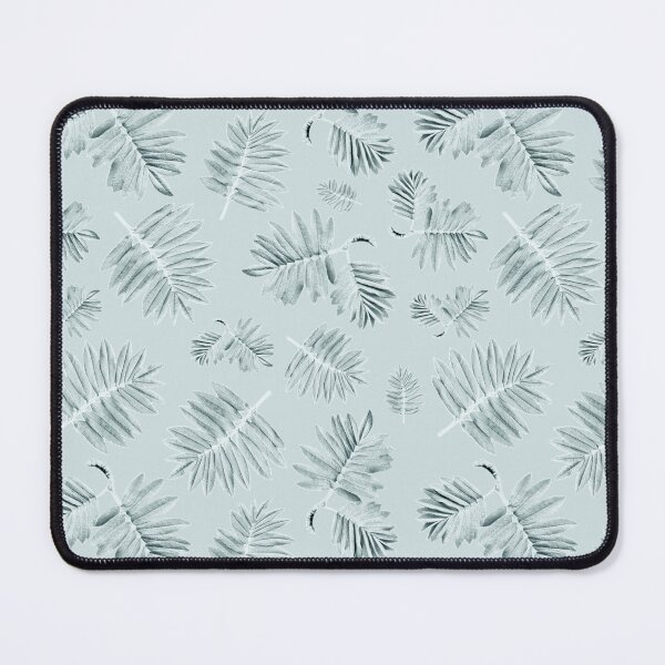 Item preview, Rowan leaves print pattern in minty tones designed and sold by starseedgems.