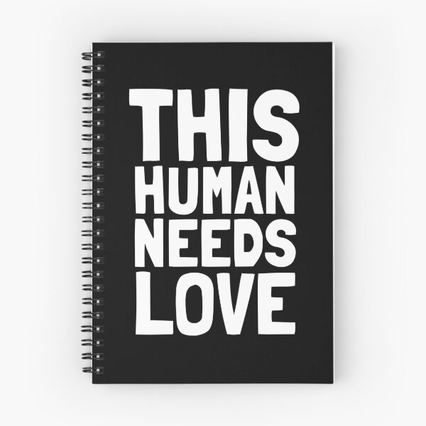 Item preview, This Human Needs Love - Affection Quotes designed and sold by EnzoVectorism.