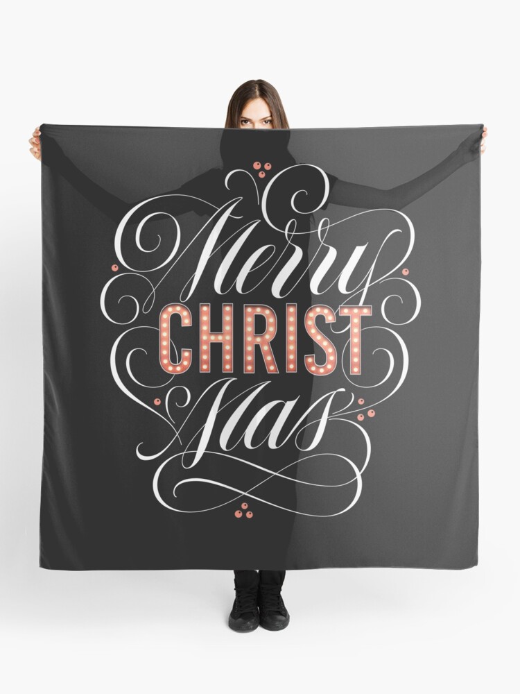 Frohe Weihnachten Religiose Festzelt Lichter Kalligraphie Christian Christus Schriftzug Fur Schwarz Tuch Von 26 Characters Redbubble