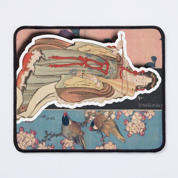 Item preview, Benten - Goddess of Love - with Birds - Katsushika Hokusai designed and sold by jade-cooper-art.