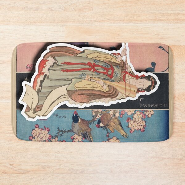 Item preview, Benten - Goddess of Love - with Birds - Katsushika Hokusai designed and sold by jade-cooper-art.