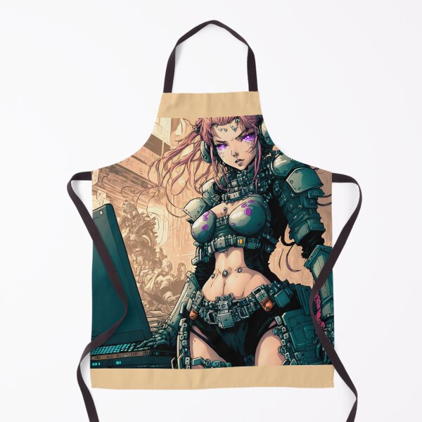 Item preview, Cyber warrior hacker anime girl designed and sold by ManoloB.