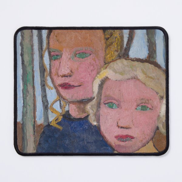 Item preview, Two Girls in Front of Birch Trees by Paula Modersohn-Becker, 1905 designed and sold by Vintage Wall Art.