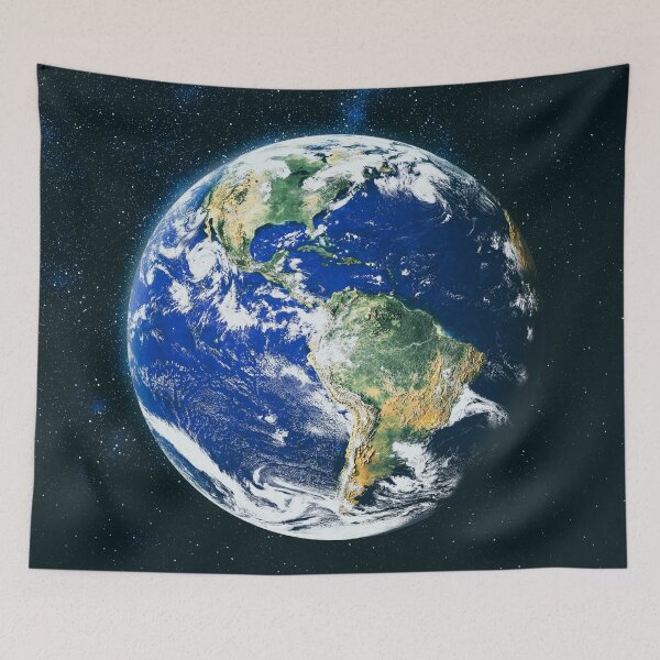 Item preview, Planet Earth view from space with world map designed and sold by professorguru.