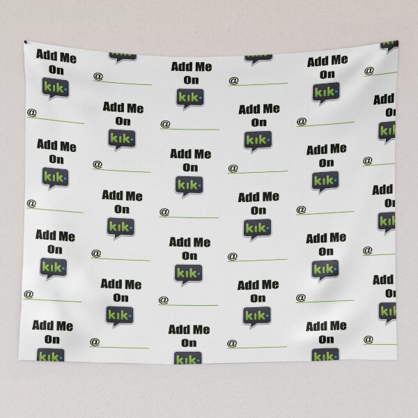 Item preview, Add Me On Kik! Draw Your Own Name! designed and sold by FlyGraphics.