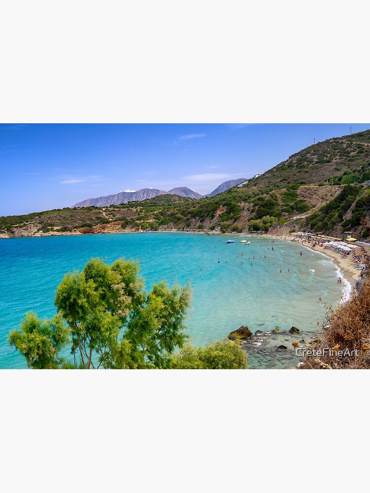 Premium Photo  View of mirabello bay, crete, greece. turquoise