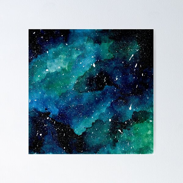 Emerald Galaxy Poster